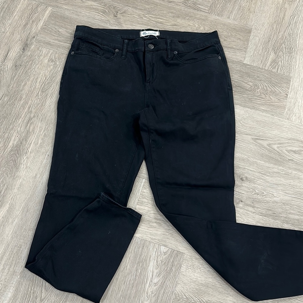 Madewell skinny skinny black pants